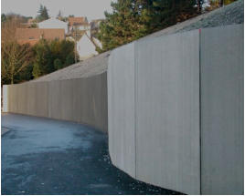 Retaining Concrete Wall in Bertram TX