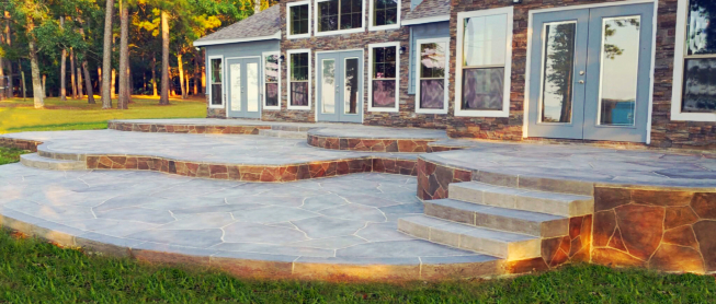 Stone Patio in Bertram TX